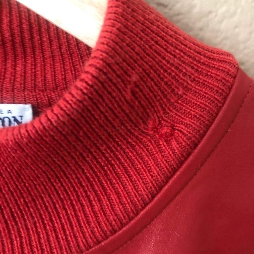 Pendleton Ribbed And Leather Jacket - image 3